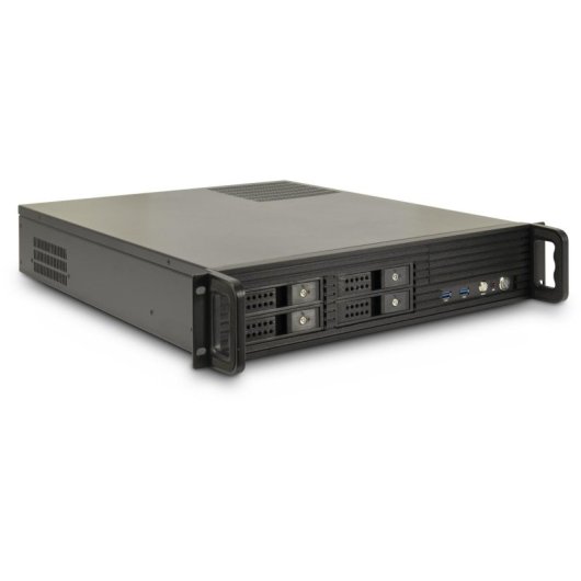 Serveur Inter-Tech IPC 2U-2504 micro ATX Mini-ITX 2U 2x USB 3.2 Gen1 Hot-swap