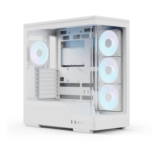 Caja PC Aerocool P500A-WT Midi Tower Blanca ATX Vidrio Templado RGB