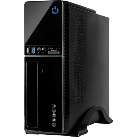 PC-Gehäuse Inter-Tech IT-607 Schwarz micro ATX Mini-ITX
