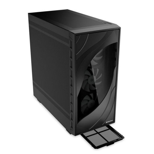 Caixa PC Sharkoon REBEL C80M RGB Midi Tower Preta ATX