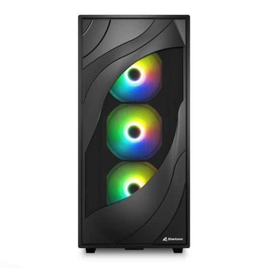 Caixa PC Sharkoon REBEL C80G RGB Preta Vidro Temperado ATX