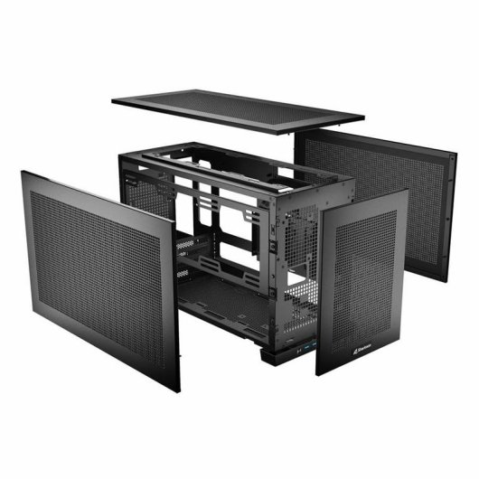 Caixa PC Sharkoon REBEL C20 RGB ITX Preta Metal Gaming