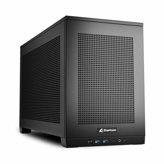 Caixa PC Sharkoon REBEL C20 RGB ITX Preta Metal Gaming