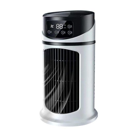 Mini USB-Ventilator Autrucker Tragbar Leise Luftbefeuchter mit Timer
