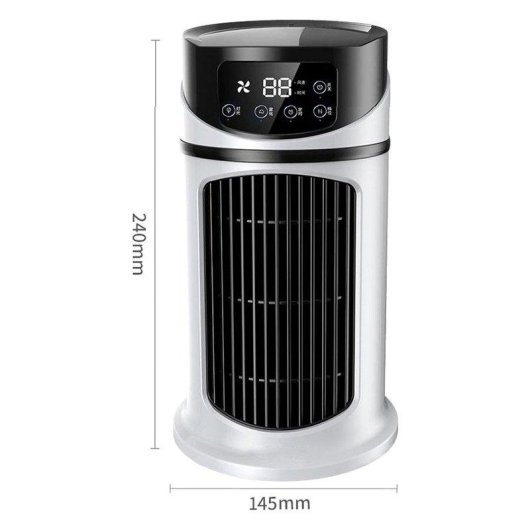 Mini USB-Ventilator Autrucker Tragbar Leise Luftbefeuchter mit Timer