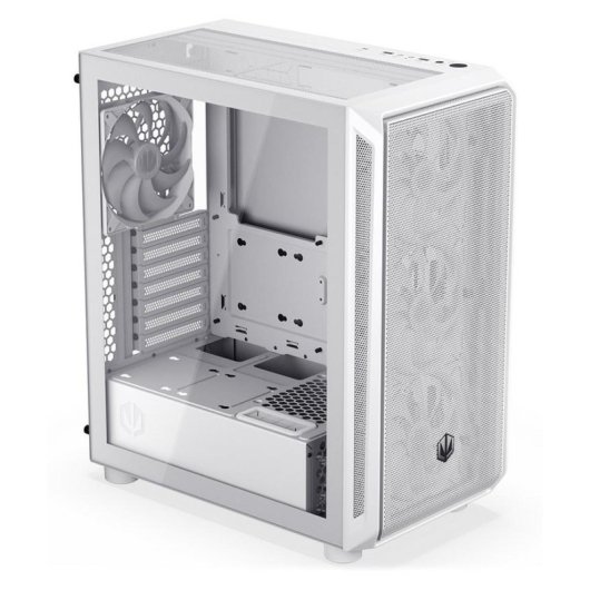 Boîtier PC Endorfy ARX 500 ARGB White Midi Tower ATX Verre Trempé