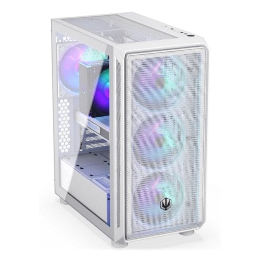 Boîtier PC Endorfy ARX 500 ARGB White Midi Tower ATX Verre Trempé