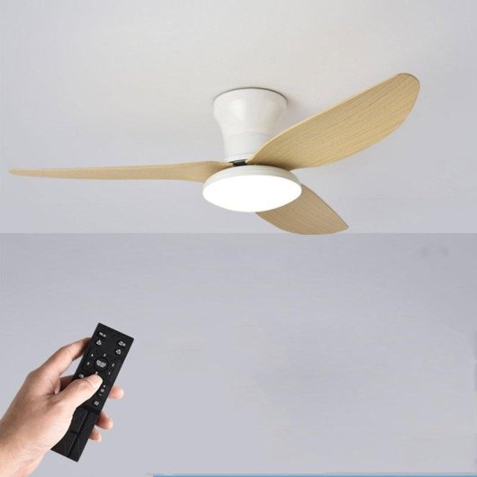 Deckenventilator mit Licht Autrucker 40'' 3 Umkehrbare Flügel 6 Stufen Fernbedienung LED