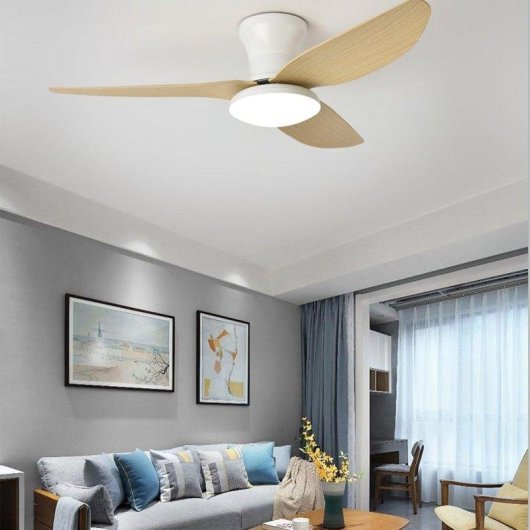 Deckenventilator mit Licht Autrucker 40'' 3 Umkehrbare Flügel 6 Stufen Fernbedienung LED