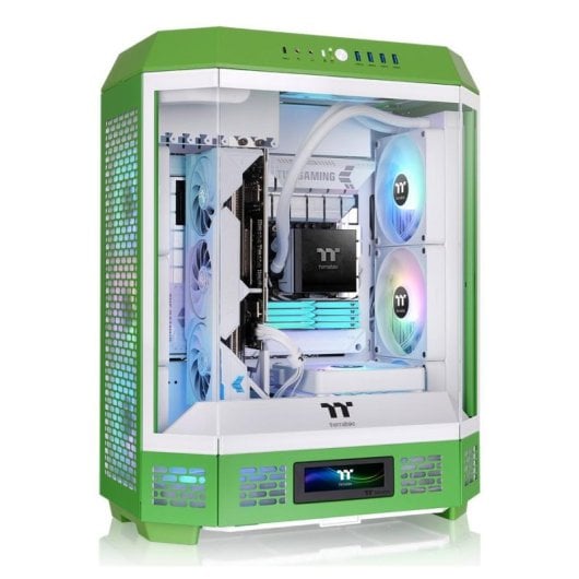 Case PC Thermaltake The Tower 600 Verde ATX Micro ATX Mini-ITX Vetro Temprato