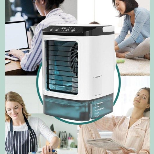 Mini USB-Luftbefeuchter-Ventilator Autrucker Tragbar Kompakt mit Nebelfunktion