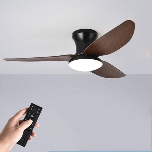 Deckenventilator mit Licht Autrucker 40'' LED 6 Stufen DC-Motor Leise Reversibel Fernbedienung
