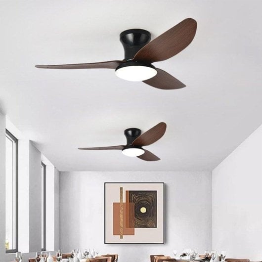 Deckenventilator mit Licht Autrucker 40'' LED 6 Stufen DC-Motor Leise Reversibel Fernbedienung