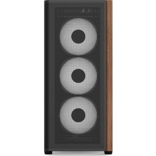 PC-Gehäuse Aerocool D501A Midi Tower Schwarz mit RGB-Beleuchtung