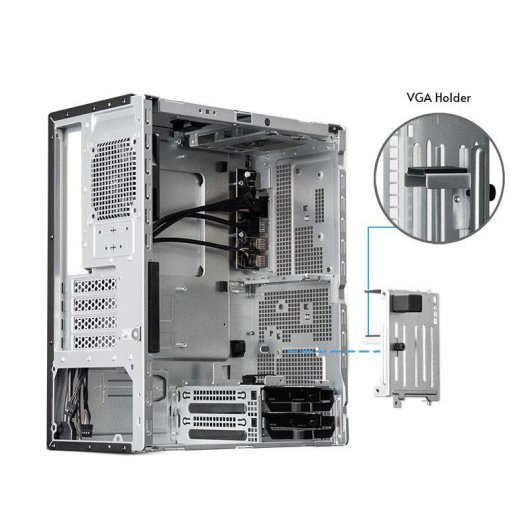 Case PC Chieftec Midi Tower BS-20B-OP Nero micro ATX Mini-ITX