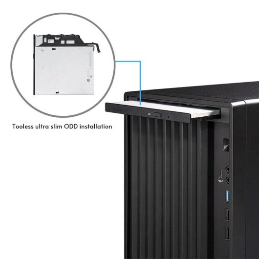 Case PC Chieftec Midi Tower BS-20B-OP Nero micro ATX Mini-ITX