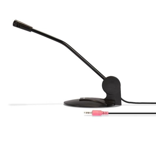 Micrófono Lindy 20440 alámbrico unidireccional con conexión 3,5 mm y 54 dB