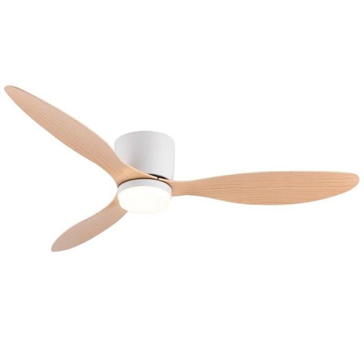 Deckenventilator mit Licht Autrucker 20W 107cm 6 Stufen DC Fernbedienung Winterbetrieb