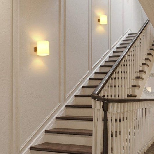Lampe Murale Autrucker E27 avec Abat-jour en Verre