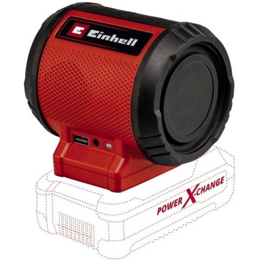 Colunas portáteis Einhell Bluetooth 5.0 3W com USB e entrada AUX