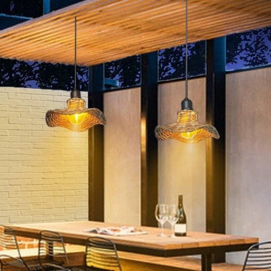 Hängelampe Bohemia Rattan Autrucker IP44 Helligkeitssteuerung Timer