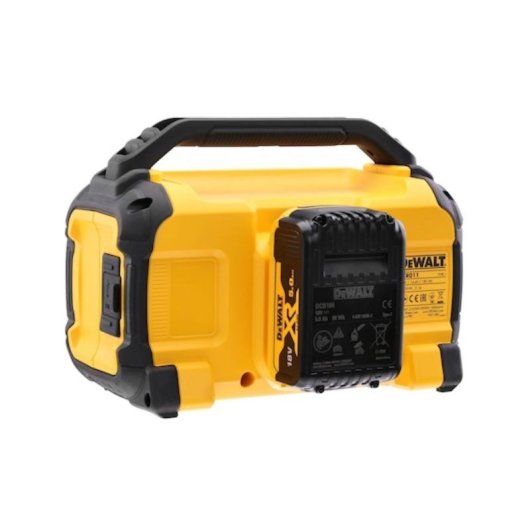 Altifalantes DeWALT portáteis Bluetooth 20W com bateria integrada e USB