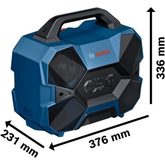 Altavoces Bosch portátiles 2.1 con Bluetooth 5.4, 64W RMS y USB-C doble