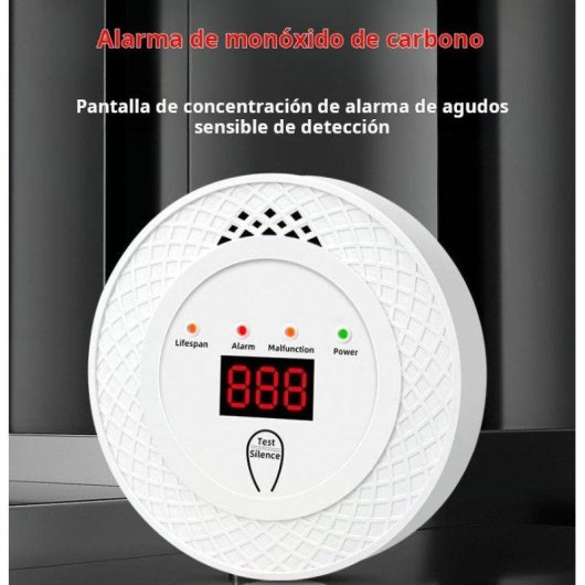Rilevatore di fumo e gas Autrucker Monitoraggio continuo Allarme e display digitale