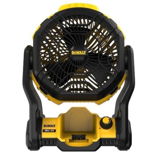 Ventilatore da Tavolo Senza Fili DEWALT DCE512N-XJ 28 m³/h Testa Inclinabile Batteria