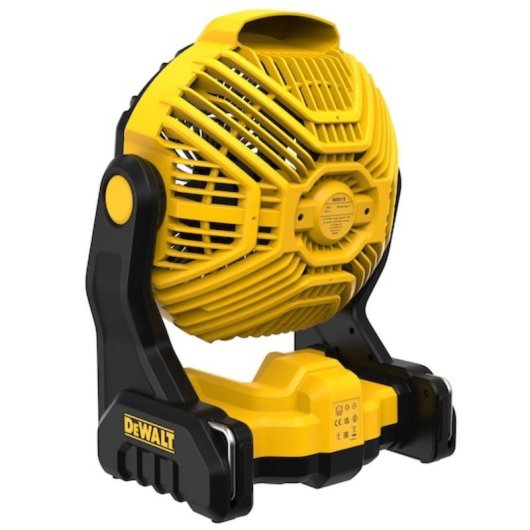 Ventilatore da Tavolo Senza Fili DEWALT DCE512N-XJ 28 m³/h Testa Inclinabile Batteria