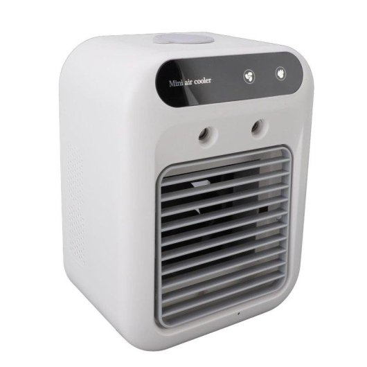 Mini Ventilador Humidificador Autrucker USB 500ml 3 Velocidades Ultra Silencioso Portátil