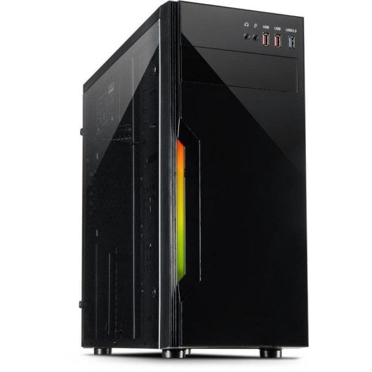 Caja PC Inter-Tech B-42 RGB Torre Negro ATX micro ATX Metal Gaming