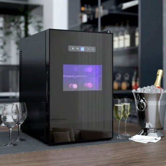 Frigorifero Mini Rolipo Termoelettrico 56cm 39L Nero LED Blu