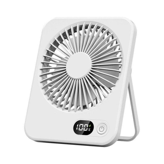 Mini Ventilador Autrucker 3600mAh 5 Velocidades Ultra Silencioso Pantalla LED Inclinación 180°