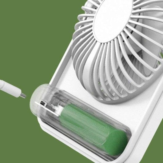 Mini Ventilador Autrucker 3600mAh 5 Velocidades Ultra Silencioso Pantalla LED Inclinación 180°