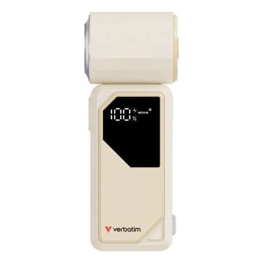 Mini Ventilatore Portatile Verbatim Cool 'n' Go AirJet 6W 4 Velocità LED