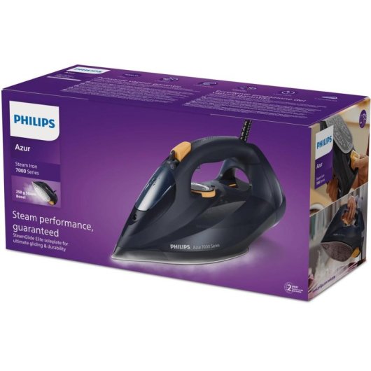 Plancha a vapor Philips 7000 series DST7060/20 Suela SteamGlide Elite 3000 W
