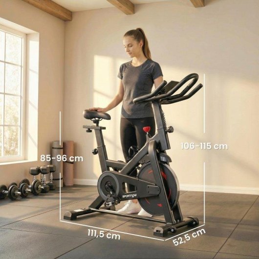 Bicicleta Estática Rolipo Magnetorresistencia 120kg App Wifi
