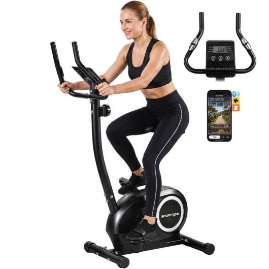 Bicicleta Estática Rolipo Resistencia Magnética 8 Niveles Bluetooth