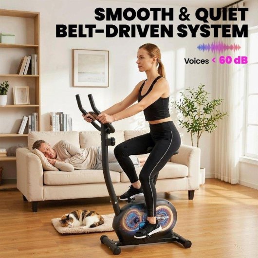 Bicicleta Estática Rolipo Resistencia Magnética 8 Niveles Bluetooth