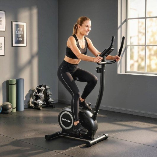 Bicicleta Estática Rolipo Resistencia Magnética 8 Niveles Bluetooth