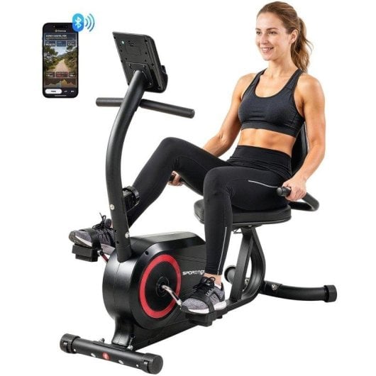 Bicicleta Estática Rolipo Reclinable 8 Velocidades con Pulsómetro LCD