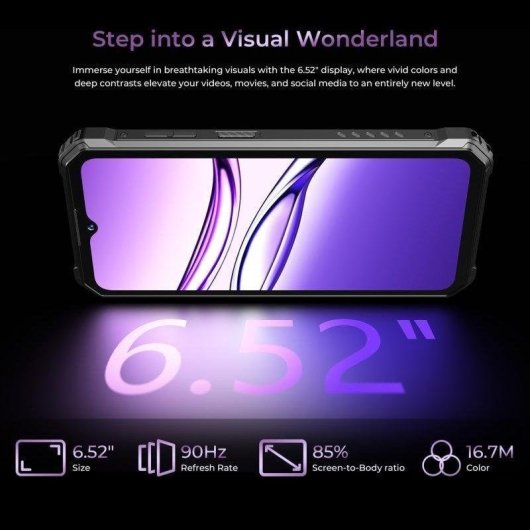 Oukitel G7 4G 8GB 256GB 6.5" Morado