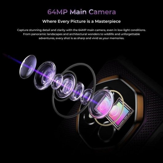Oukitel G7 4G 8GB 256GB 6.5" Morado