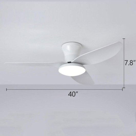 Deckenventilator mit Licht Autrucker 40'' LED 6 Stufen Fernbedienung Leise