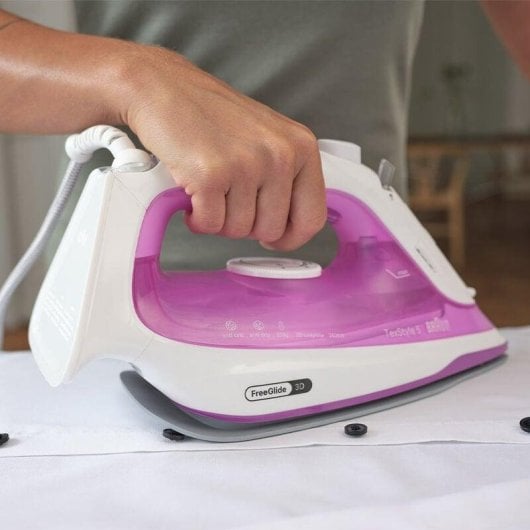 Plancha a vapor Braun TexStyle 5 SI 5225 2500 W 200 g/min Rosa/Blanco