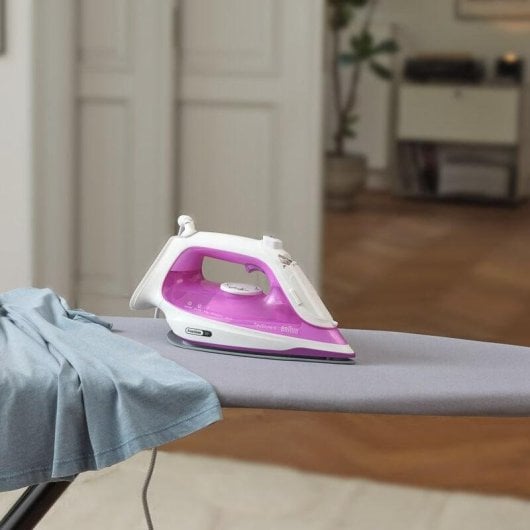 Plancha a vapor Braun TexStyle 5 SI 5225 2500 W 200 g/min Rosa/Blanco