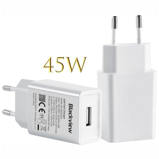 Caricatore USB-C 45W Blackview Ricarica Rapida 3.0