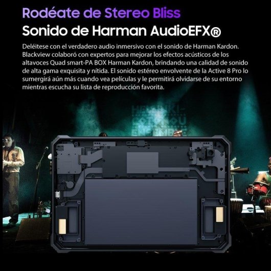 Tablet Blackview Active 8 Pro 4G 10,36" 8GB 256GB Negra