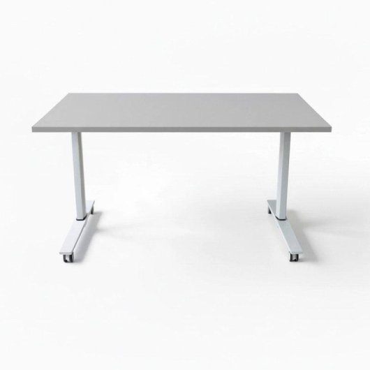 Mesa Spacio FlexiMove Plegable y Volteable 1800x800x755mm Gris Pura